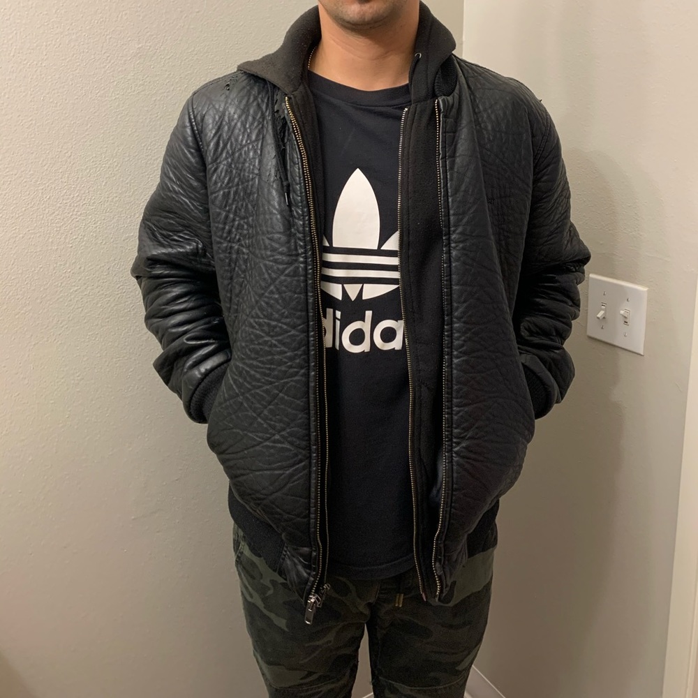 OBEY Leather Jacket